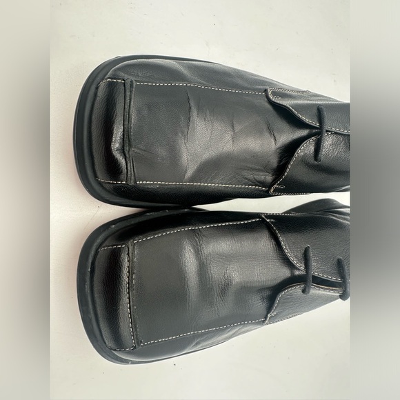 NEW Steve Madden Gunner Black Leather Square Toe Shoes Mismatch Sz R 10 / L 9.5 - Picture 10 of 10